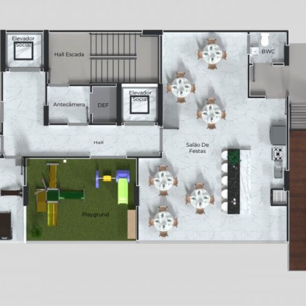 Apartamento com Terrao em Barra Velha Felsen Resi
