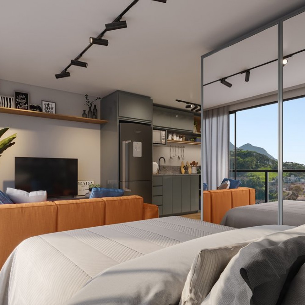 Apartamento mobiliado  - Nova Brasilia - Jaragu d
