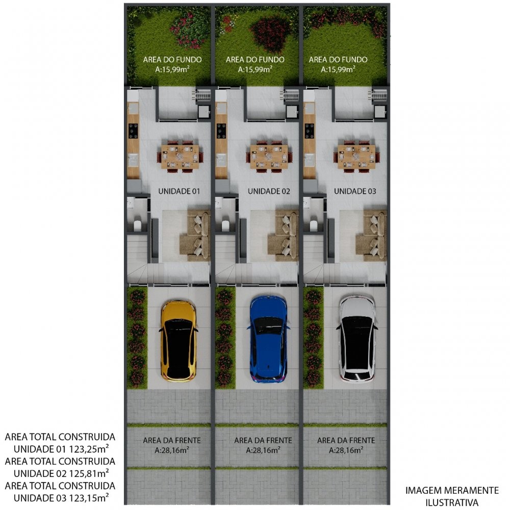 Geminado Duplex 3 Quartos � Venda em Tr�s Rios do 